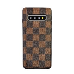 Galaxy S10e - Coque-Carrés-Brun