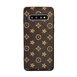 Galaxy S10e - Coque-Fleurs-Brun