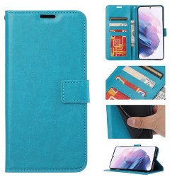 Galaxy S21 - Etui-Portefeuille-bleu