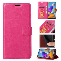 Galaxy S21 - Etui-Portefeuille-Fuchsia