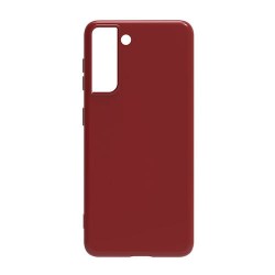 Galaxy S21 - Coque-Silicone-Bordeau