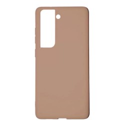 Galaxy S21 - Coque-Silicone-Brun