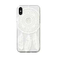 Iphone XR - Coque-Silicone-Broderie-Attrape rêve