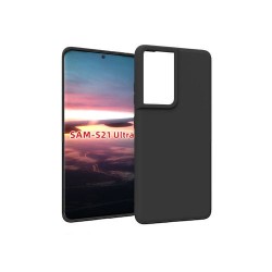 Galaxy S21 Ultra 5G - Coque-Silicone-Opaque noir