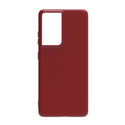 Galaxy S21 Ultra 5G - Coque-Silicone-Bordeau