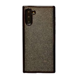 Note10 - Coque silicone-brillant noir