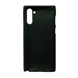 Note10 - Coque silicone-opaque-noir