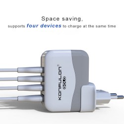 Chargeur multiple-Prise quadruple Usb-Rapide