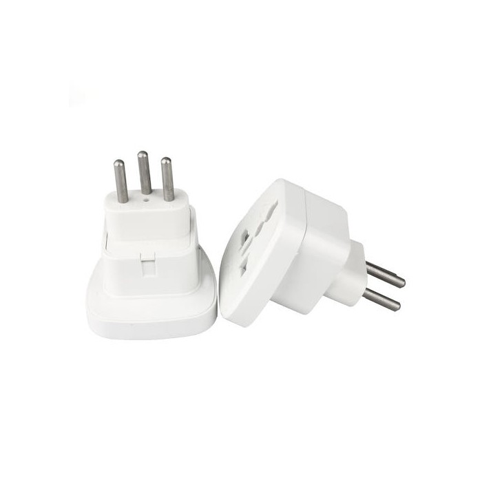 Adaptateur 220v prise EU à prise Suisse CH 3 pin irréversible 