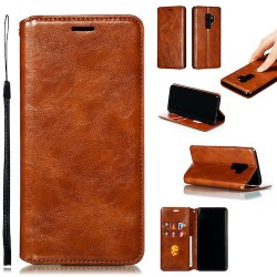 Galaxy S9-Etui protection totale-Brun