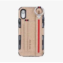 Iphone XR - Coque-Cartes-Beige