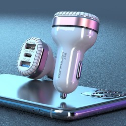 USB Triple-Chargeur-Allume cigare