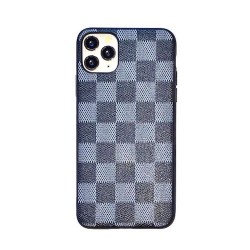 Iphone 13 Pro - Coque carrés gris et noir