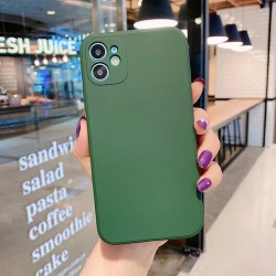 IPhone 13 Pro - Coque silicone-caméra-vert