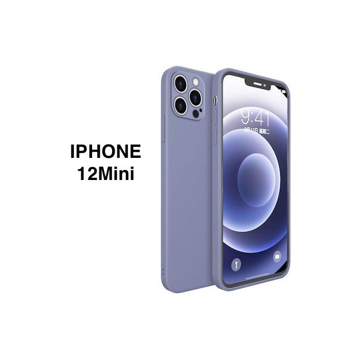 Coque-protection arrière iPhone 13 Pro - Silicone-Caméra-Mauve