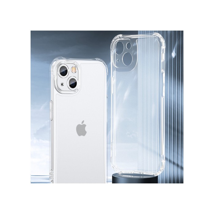 Coque-protection arrière iPhone 13 Mini - transparent-Silicone-Caméra