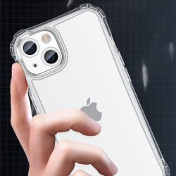 Coque-protection arrière iPhone 13 Mini - transparent-Silicone-Caméra