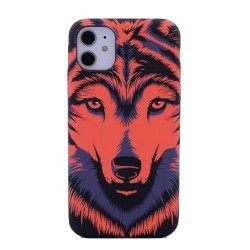 Iphone XR - Coque-Loup-Rouge