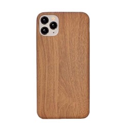 Iphone 11 - Coque-silicone-look bois