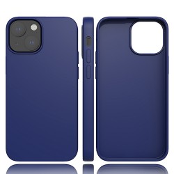 Iphone 13 Mini - Coque silicone-Bleu foncé