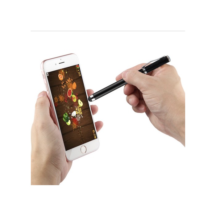 Stylet et stylo. Utilisation pour écran tactile ou écrire sur un