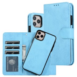 Iphone 13 Pro - Etui Folio Coque magnétique - Bleu