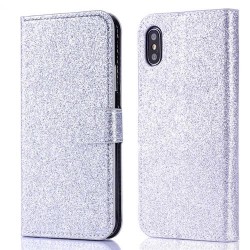 Iphone XR - Etui-Brillant-Argent