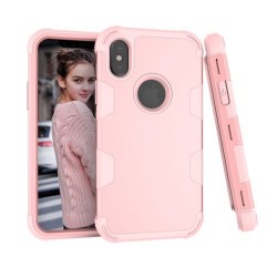 Iphone X - XS - Coque-Anti choc-Rose