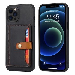 Iphone 14 Pro Max - Coque compartiment cartes - Noir