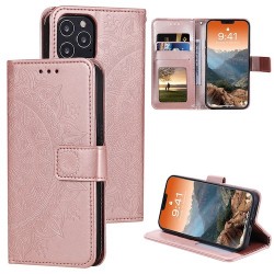 Iphone 14 Pro Max - Etui Broderie-rose