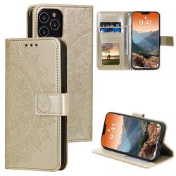 Iphone 14 Pro Max - Etui Broderie-doré