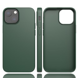 Iphone 14 Plus - Coque silicone vert sapin