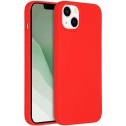 Iphone 14 Plus - Coque silicone rouge