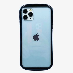 Iphone 11 Pro - Coque transparente-Bumper noir