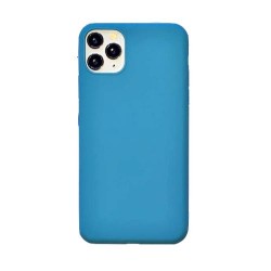 Iphone 11 Pro - Coque-Silicone-Bleu