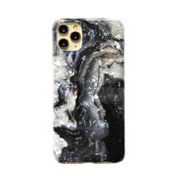 Iphone 11 Pro - Coque-Marbre-Noir