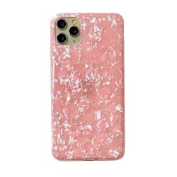 Iphone 11 Pro - Coque-Marbre-rose