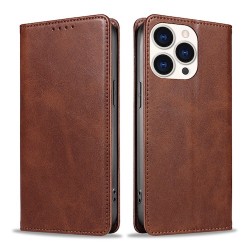 Iphone 15 Pro Max - Etui protection totale-Marron