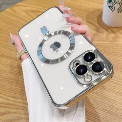 Iphone 15 Pro Max - Coque silicone transparent-magsafe