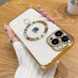 Iphone 15 Pro Max - Coque silicone transparent-magsafe