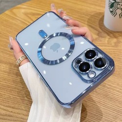 Iphone 15 Pro - Coque silicone transparent-magsafe