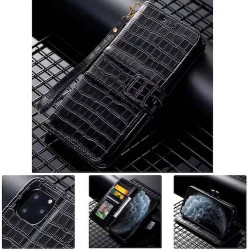 Iphone 11 Pro - Etui-Protection totale-Noir croco