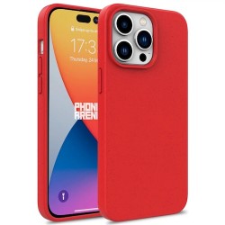 Iphone 15 Pro - Coque silicone rouge