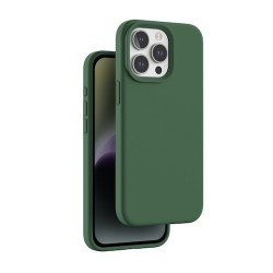 Iphone 15 Pro - Coque silicone vert sapin