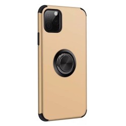Iphone 11 Pro Max - Coque-Anti chocs-Anneau-Doré