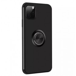 Iphone 11 Pro Max - Coque-Anti chocs-Anneau-Noir
