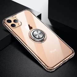 Iphone 11 Pro Max - Coque-Anneau-Transparent