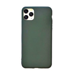 Iphone 11ProMax-Coque-Silicone-Vert