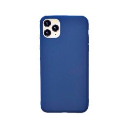 Iphone 11 Pro Max - Coque-Silicone-Bleu