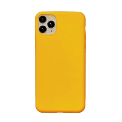 Iphone 11 Pro Max - Coque-Silicone-Jaune